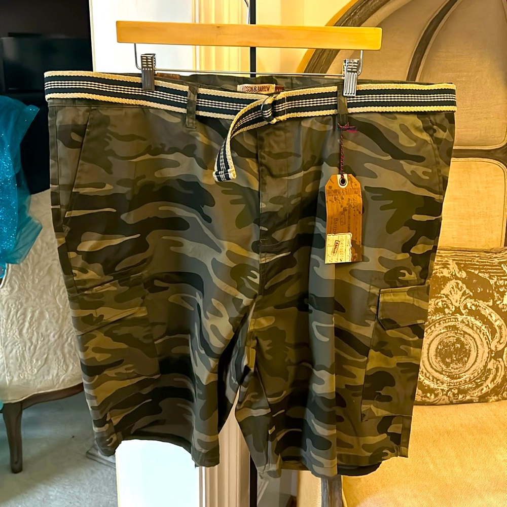 NWT Hudson & Barrow Camouflage Men’s Shorts